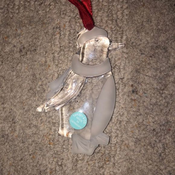 Vintage Tiffany & Co Crystal Penguin Ornament | 2002 - Picture 3 of 14